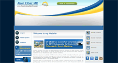 Desktop Screenshot of houstonshoulderclinic.com